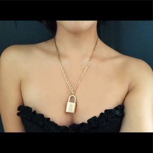 LV Lock Necklace Vintage